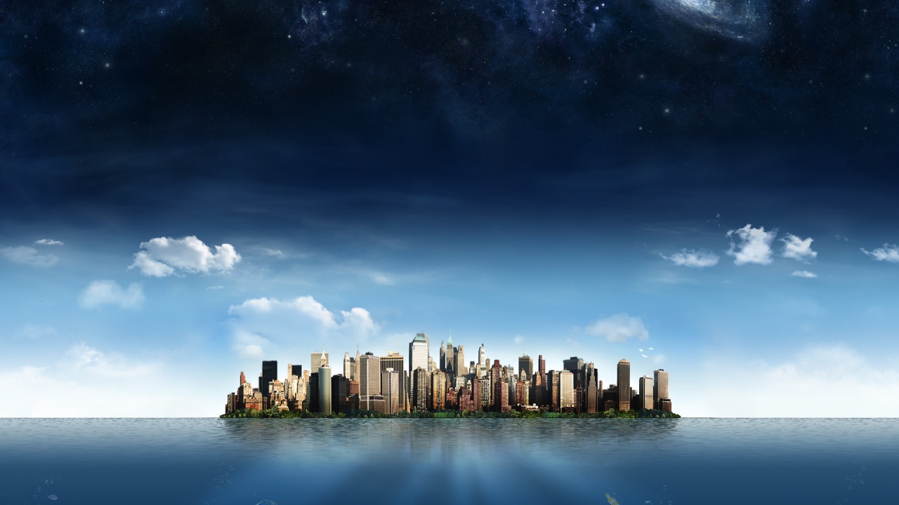 Остров город