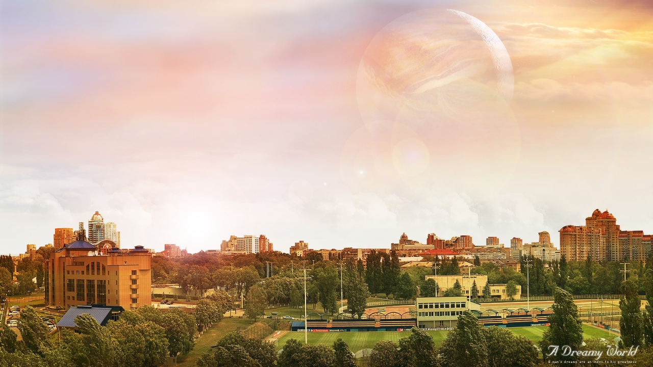 Город по луной