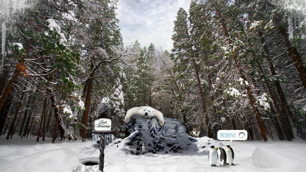 Зимний креатив