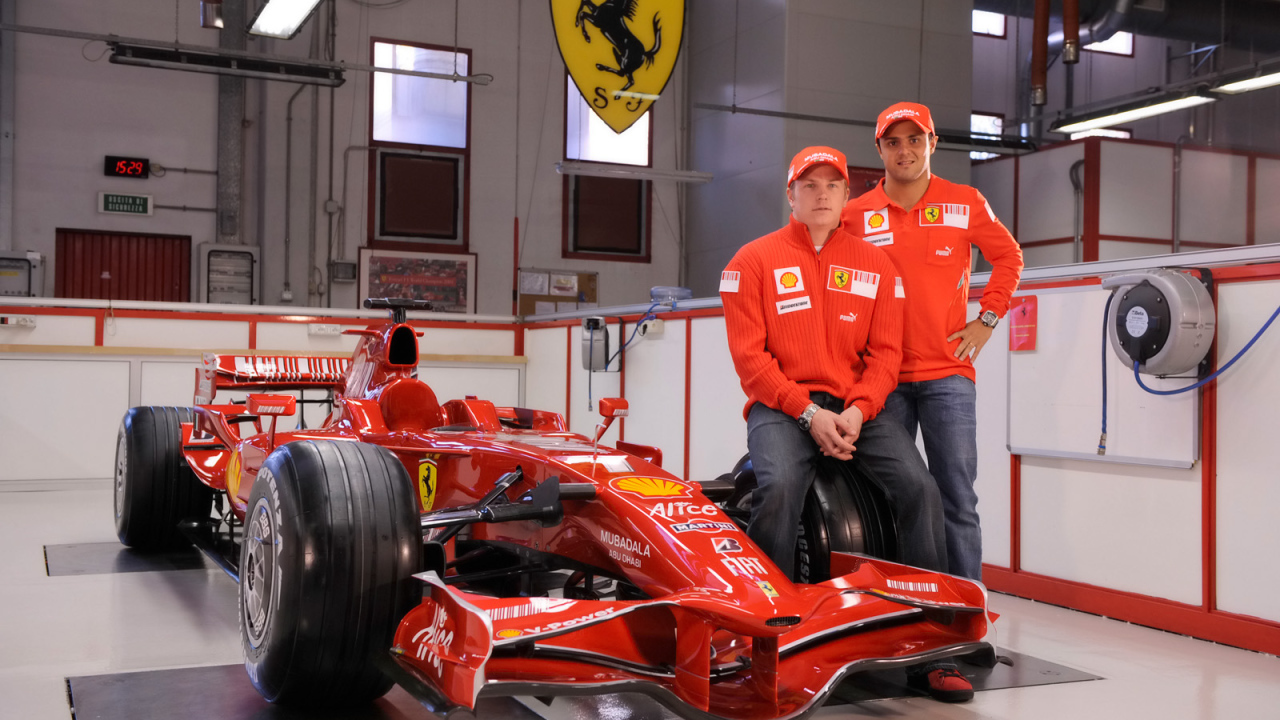 Кими и феррари ф1