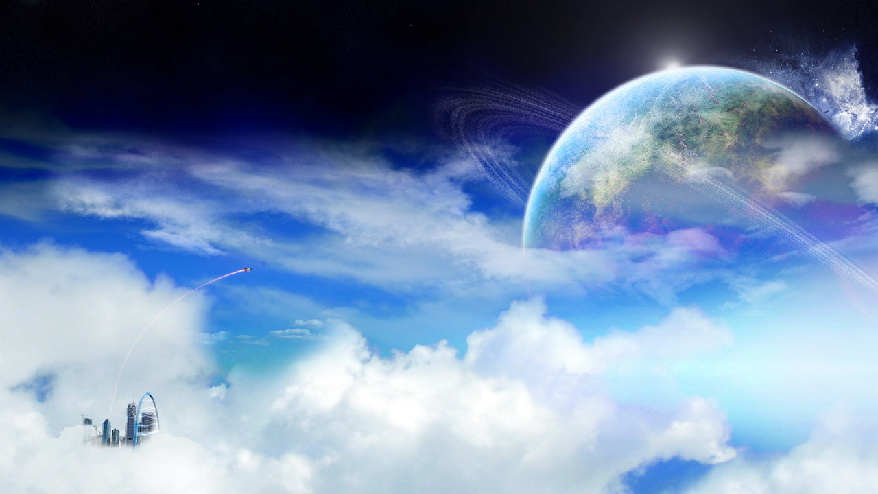 Город под облаками