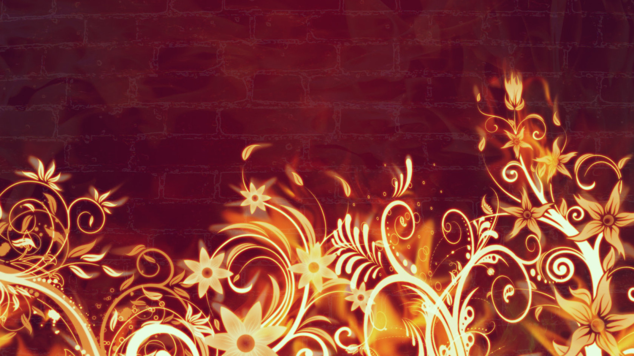 Огненные цветы