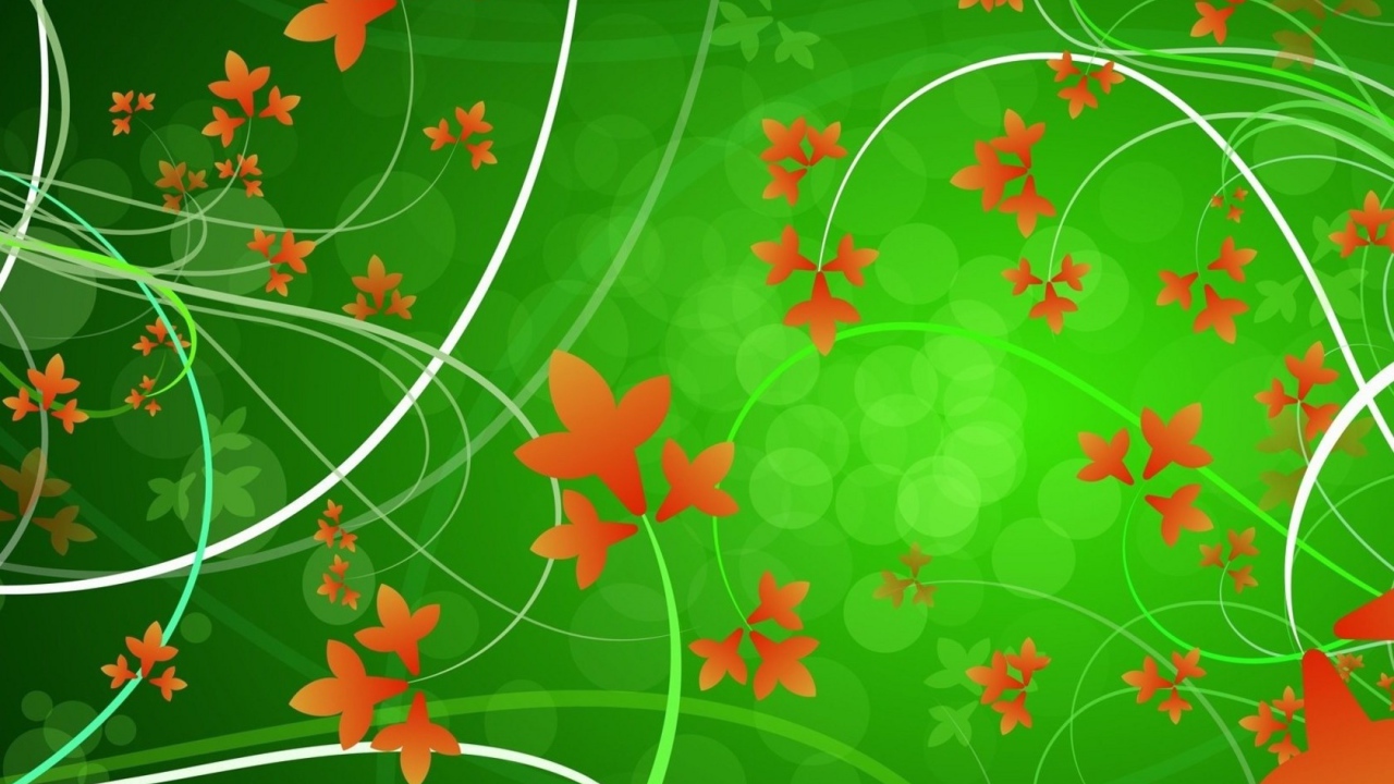 Оранжевые цветы