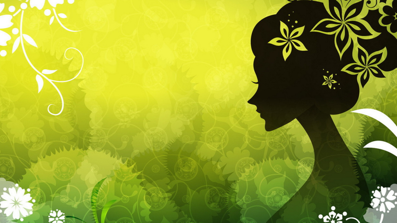 Женщина из цветов