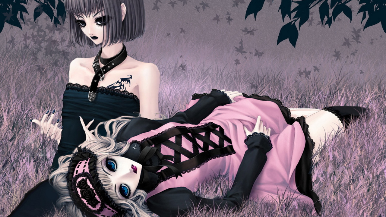 Подружки на траве