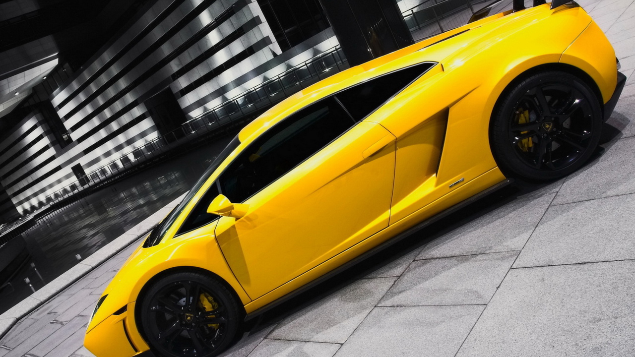 Ламборджини Галардо GT 600 в желтом кузове