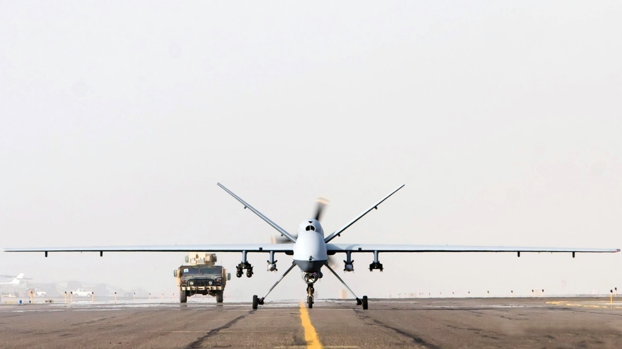 Взлет беспилотника