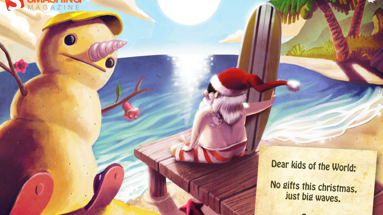 Санта Клаус в отпуске