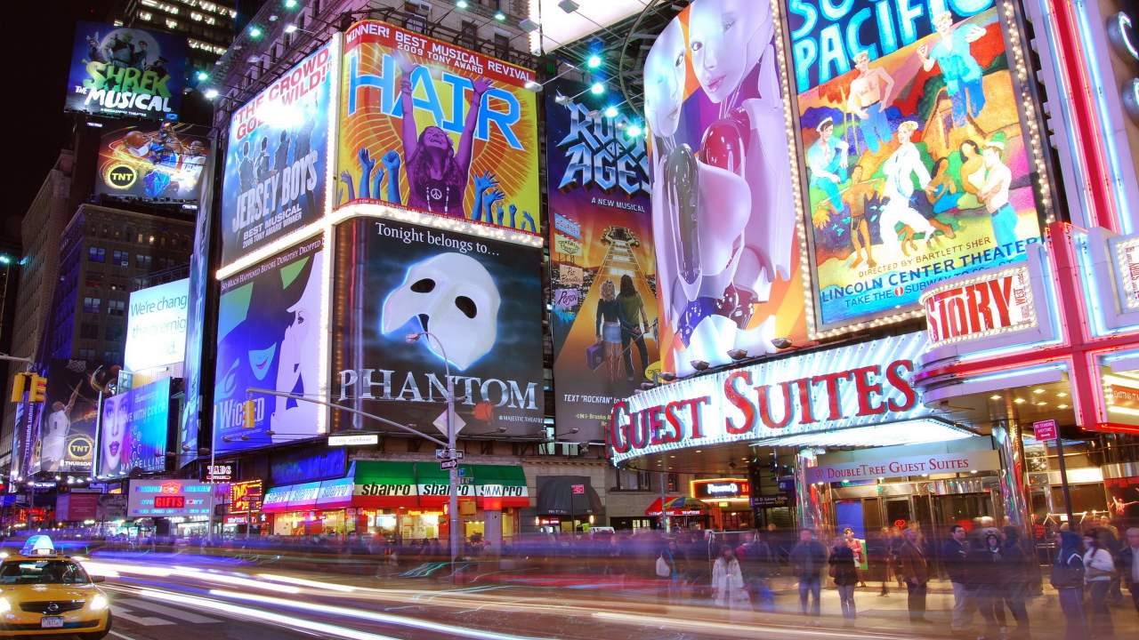 Tаймс Cквер. Hью-йорк