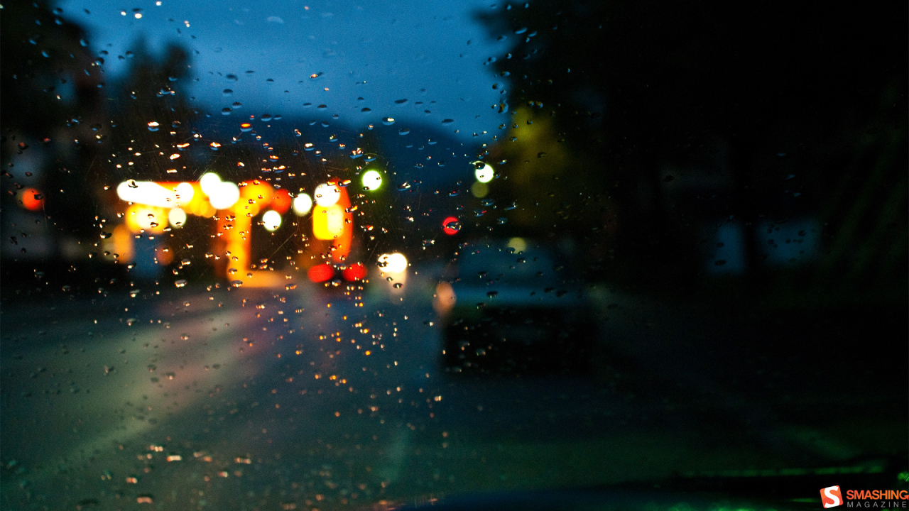 The rain windshield