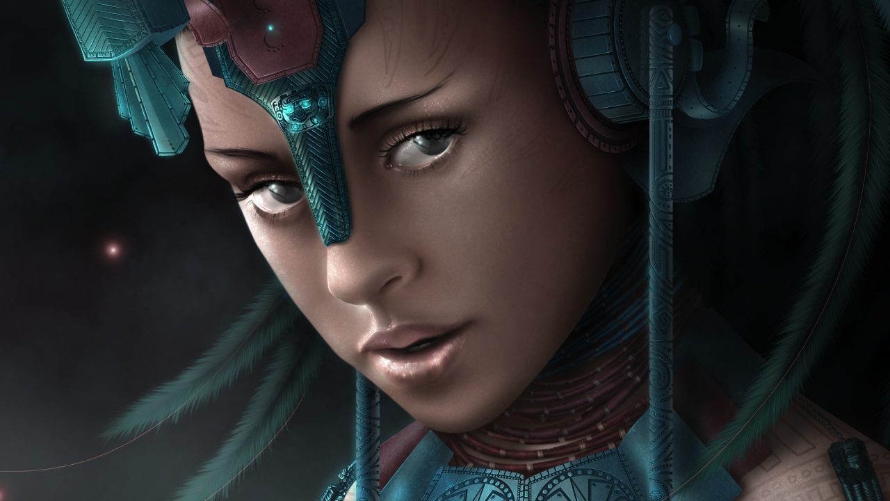 Девушка племени Майя