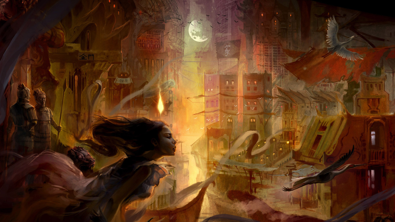 Ночной Шанхай