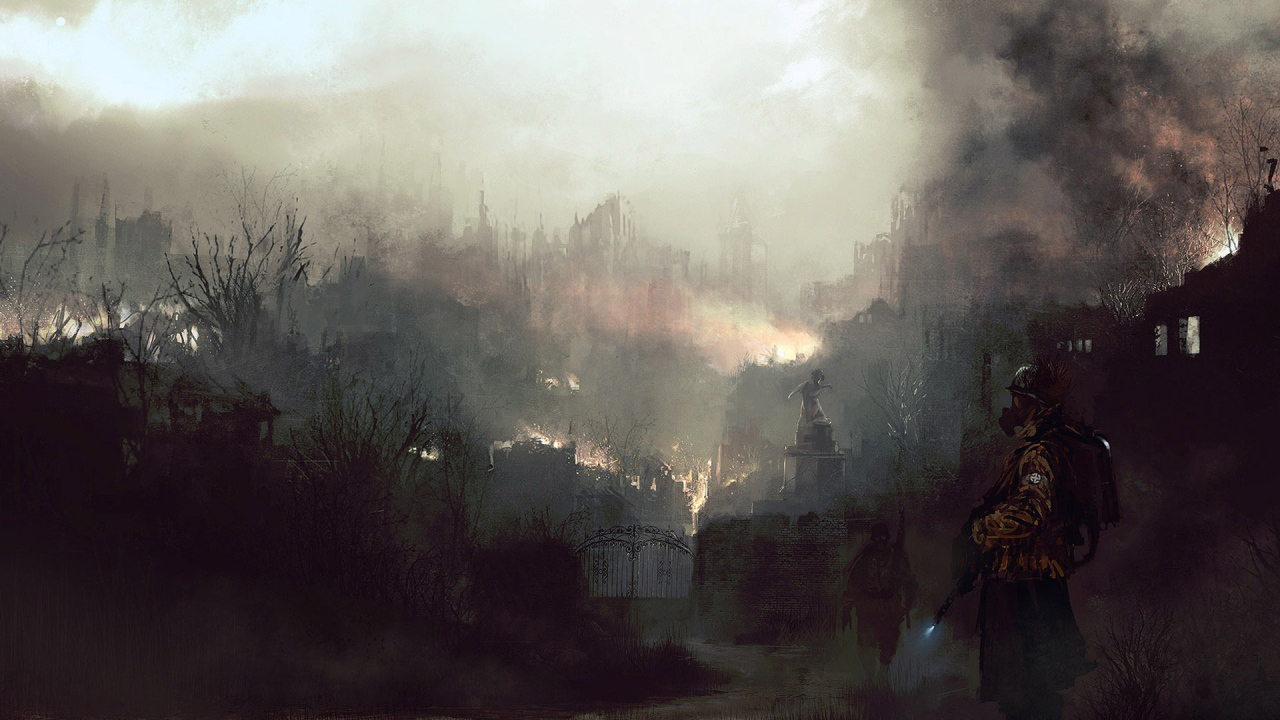 Разрушенный город