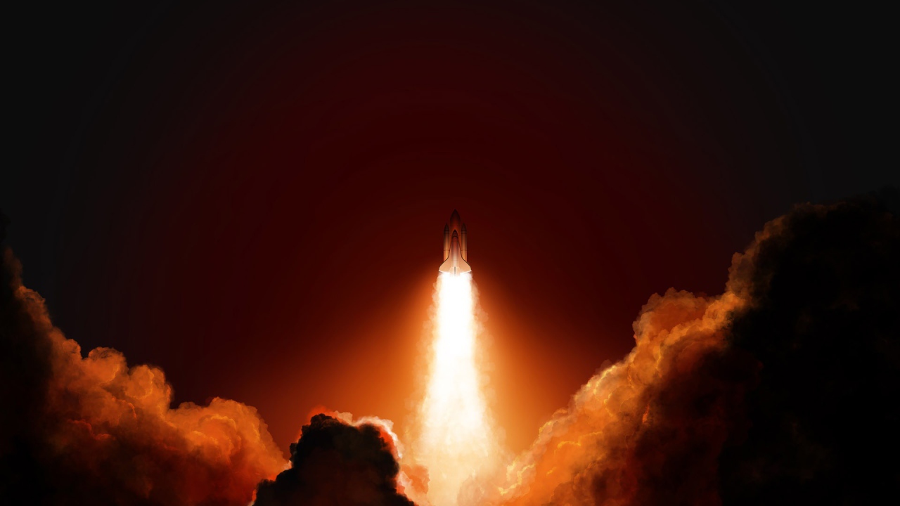 Взлет шатла