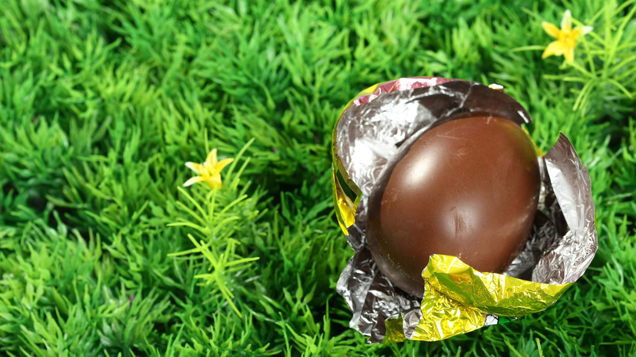 Шоколадное пасхальное яйцо