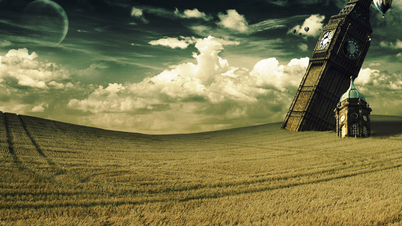 Биг-Бен в поле