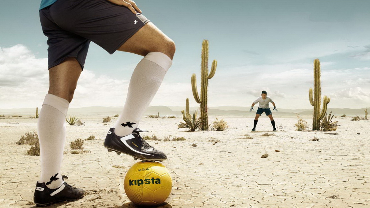 Футбол в пустыне