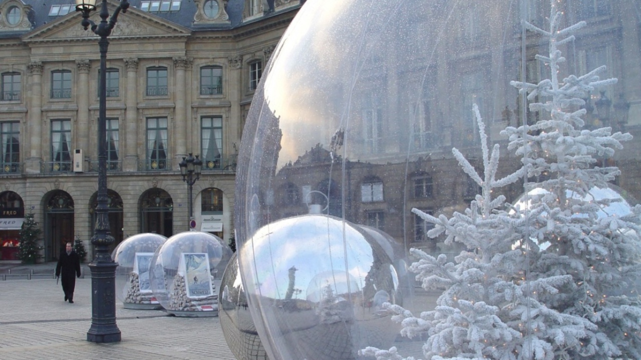 Париж в Рождество