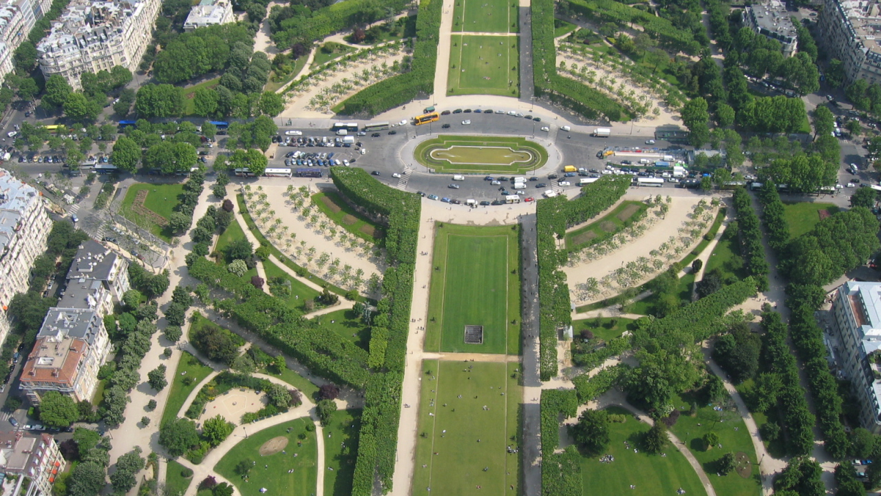 Париж сверху