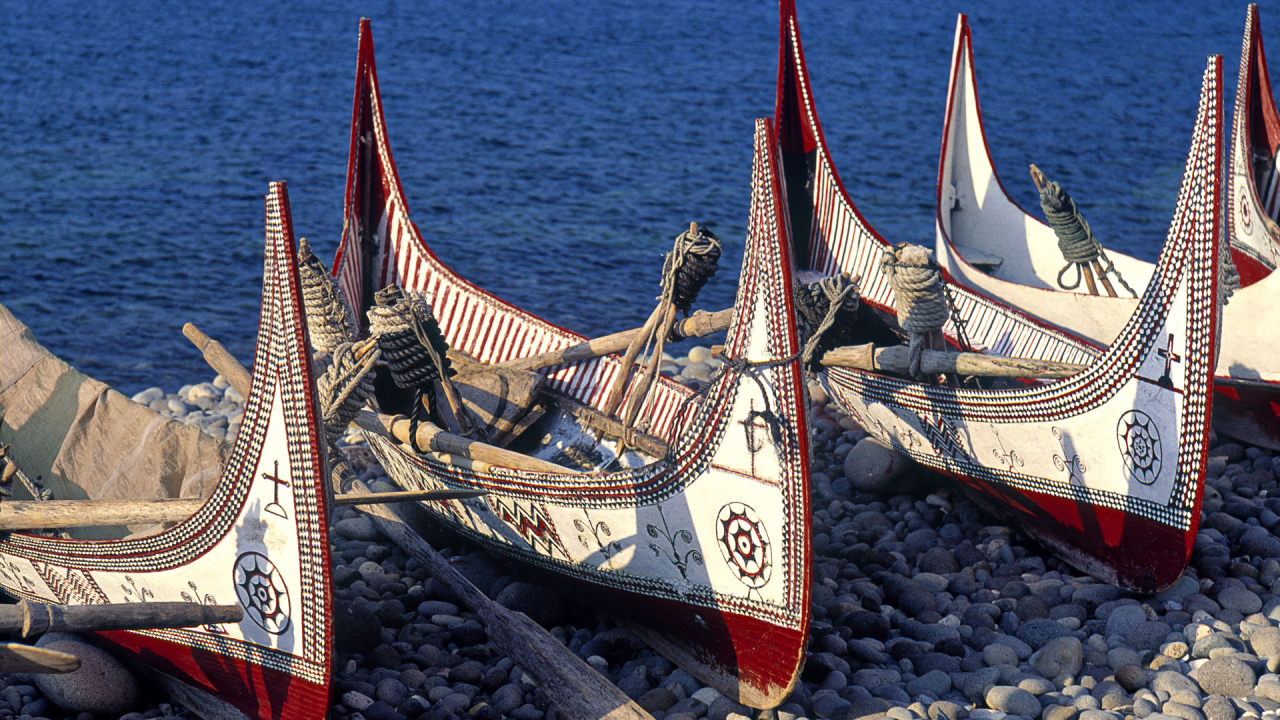 Лодки на побережье Тайваня