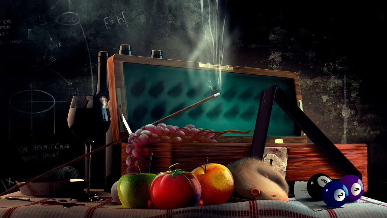 Необычный натюрморд