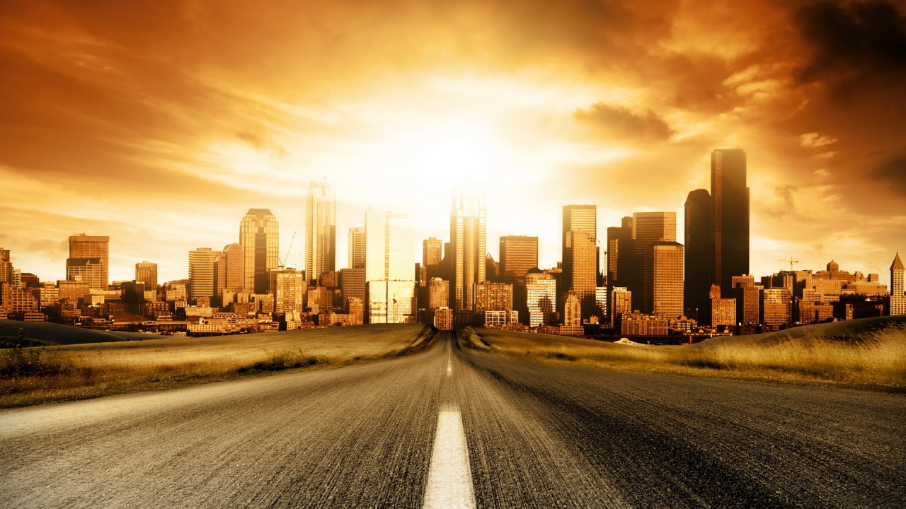 Дорога в город