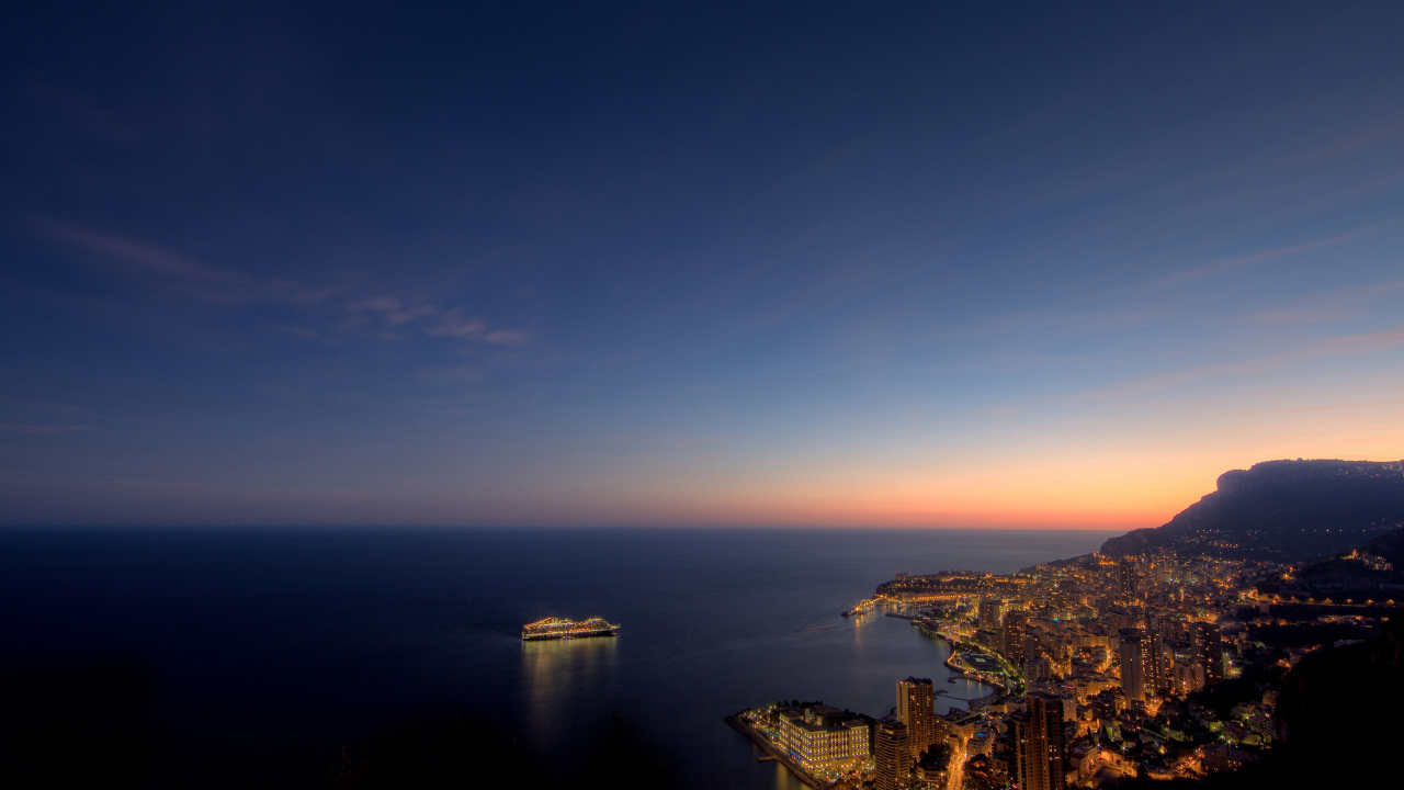 Ночной Монако