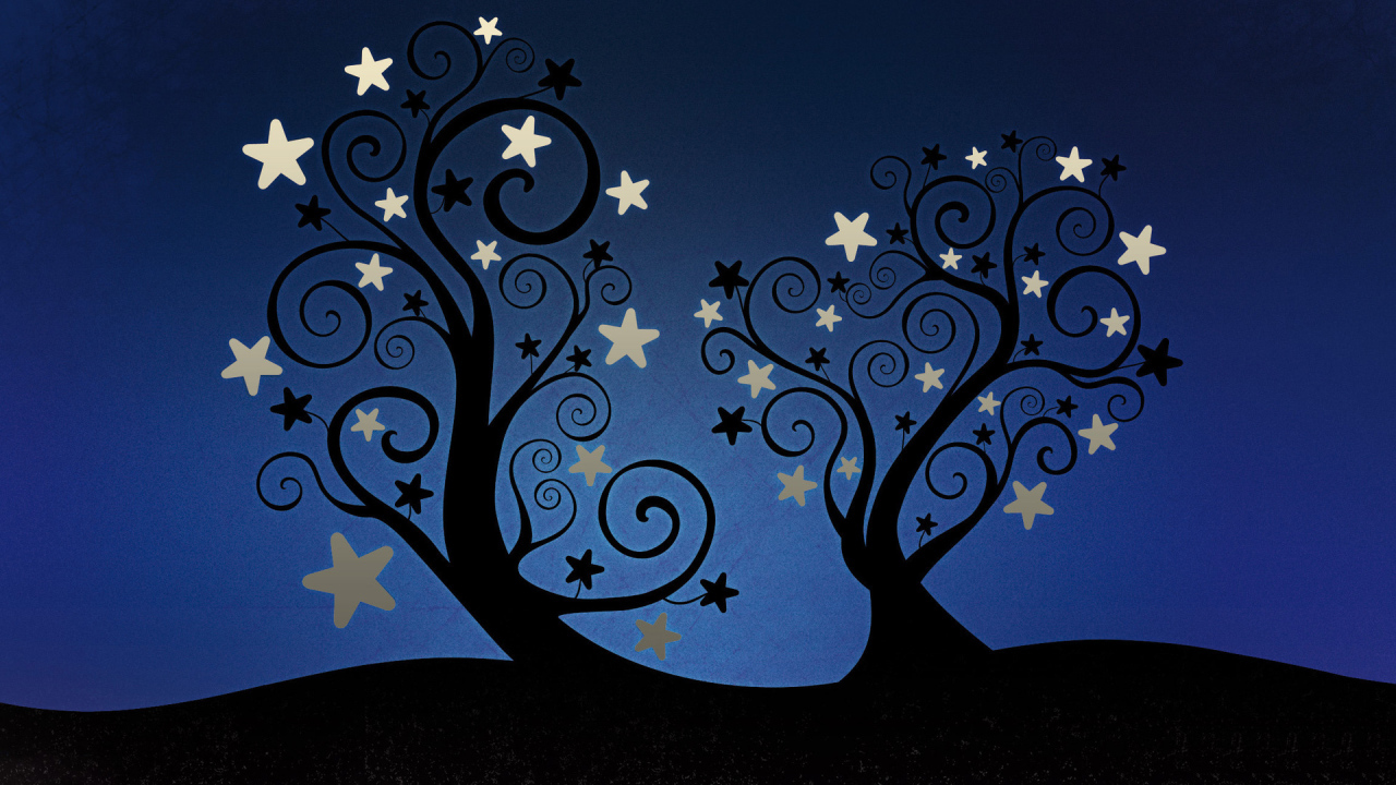 Звезды на деревьях