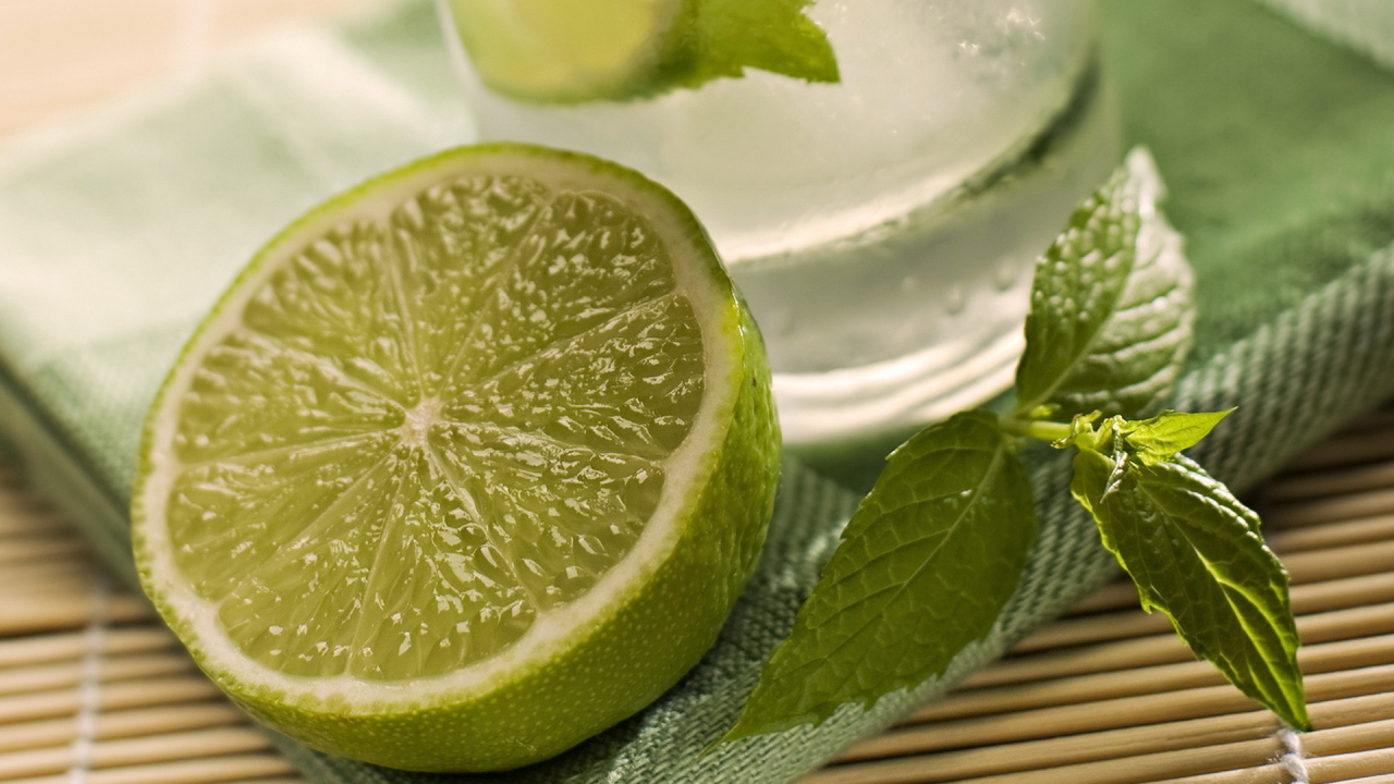 Лайм с мятой