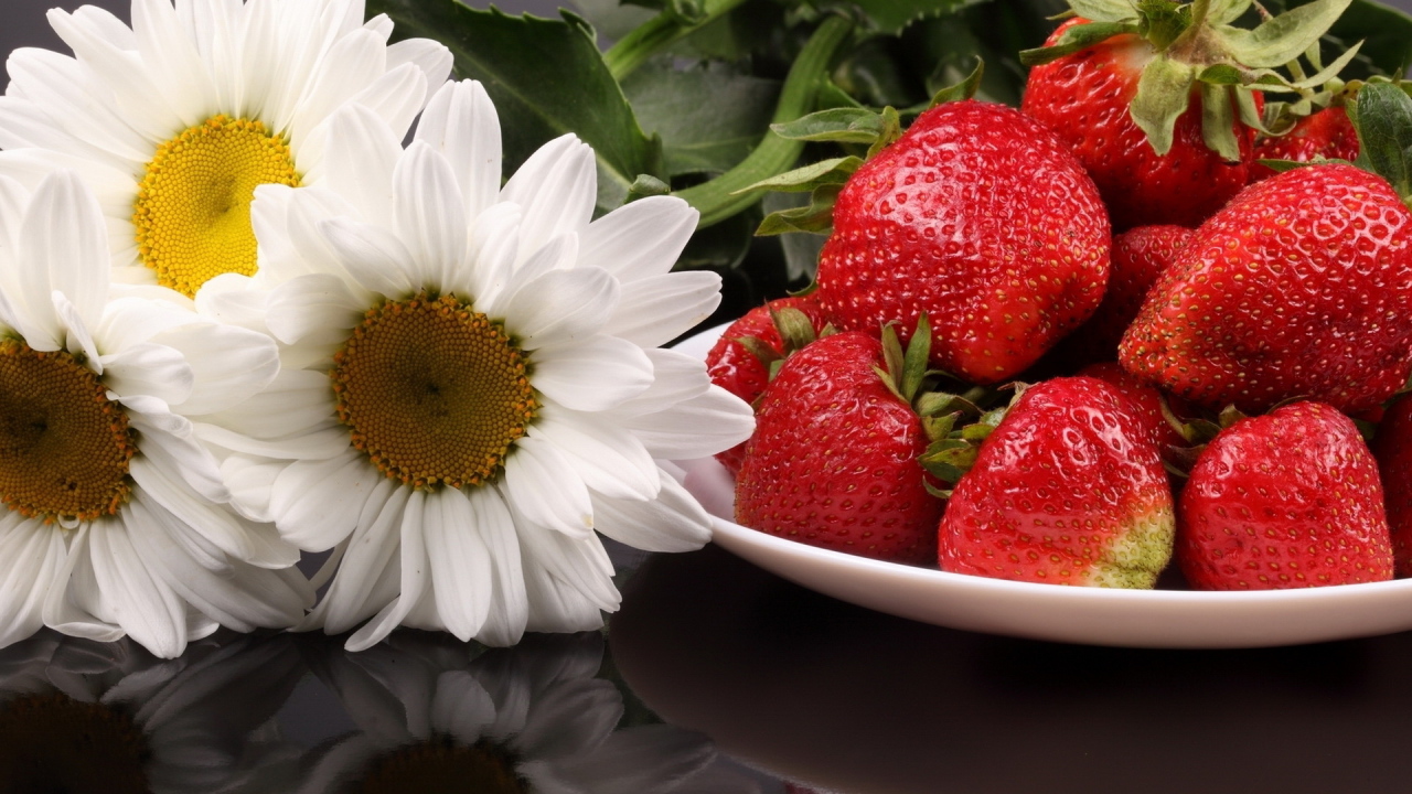 Виктория и цветы