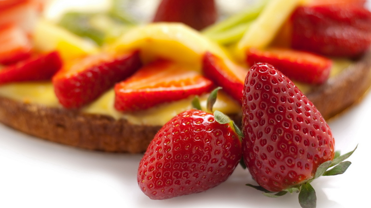 Клубничный пирог