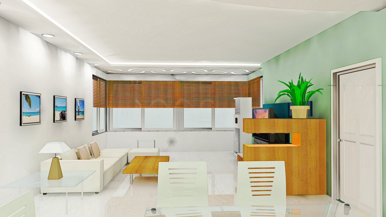 Компьютерный дизайн комнаты