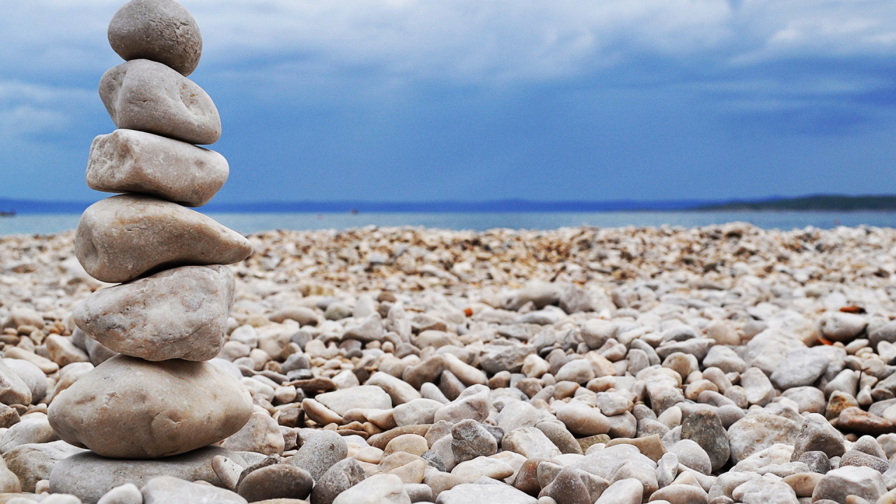 Крупная галька