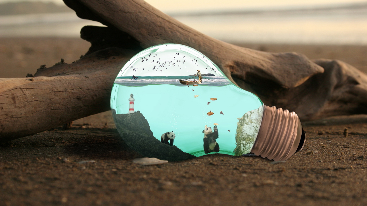 Необычная лампочка