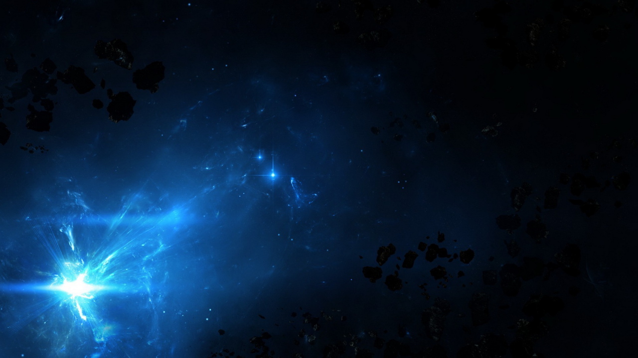 Астероиды в космосе