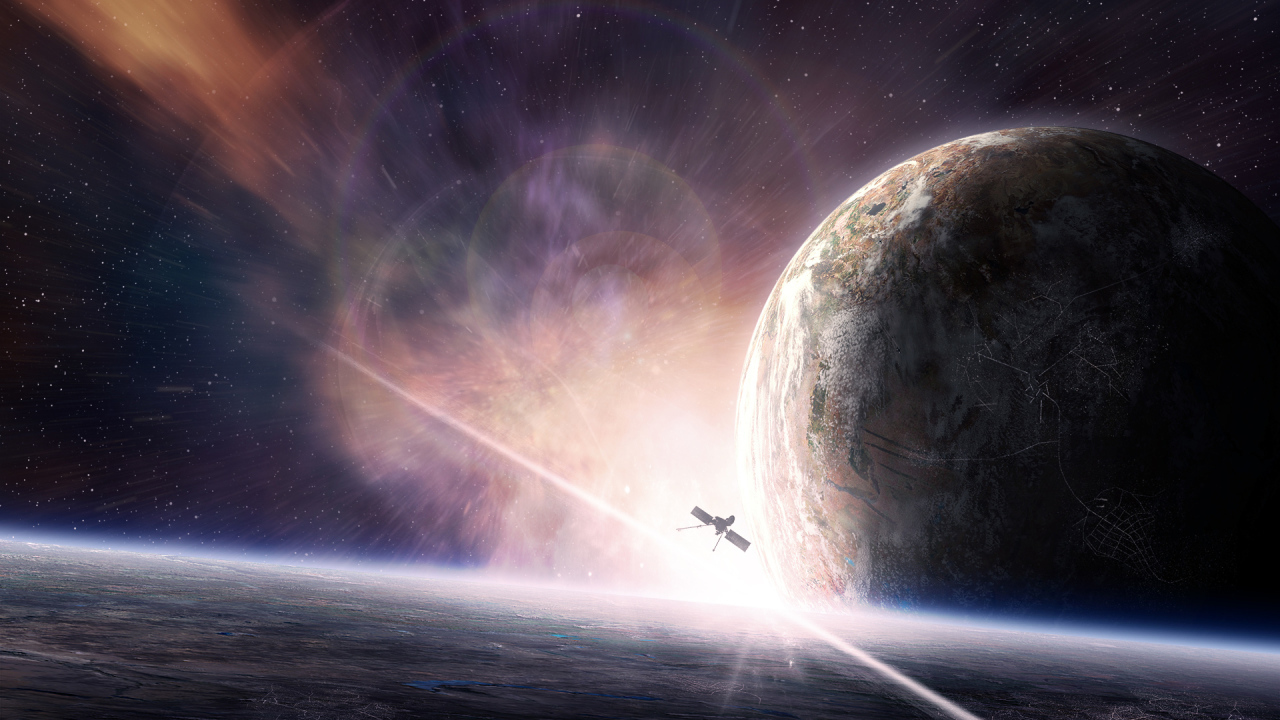 Спутник около планет