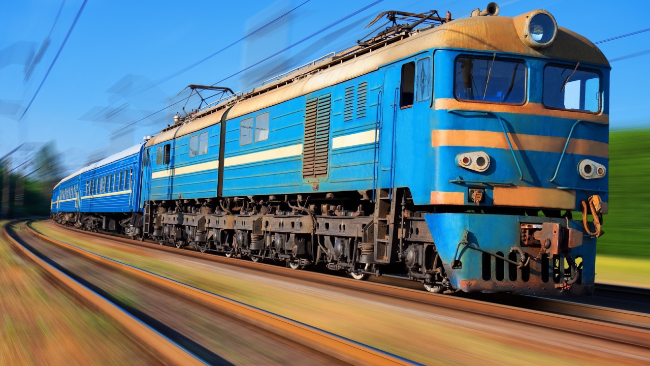 Старый поезд