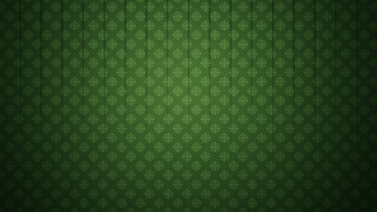 Зеленые снежинки