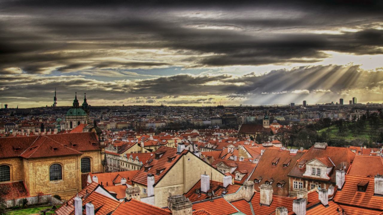 Прага панорама