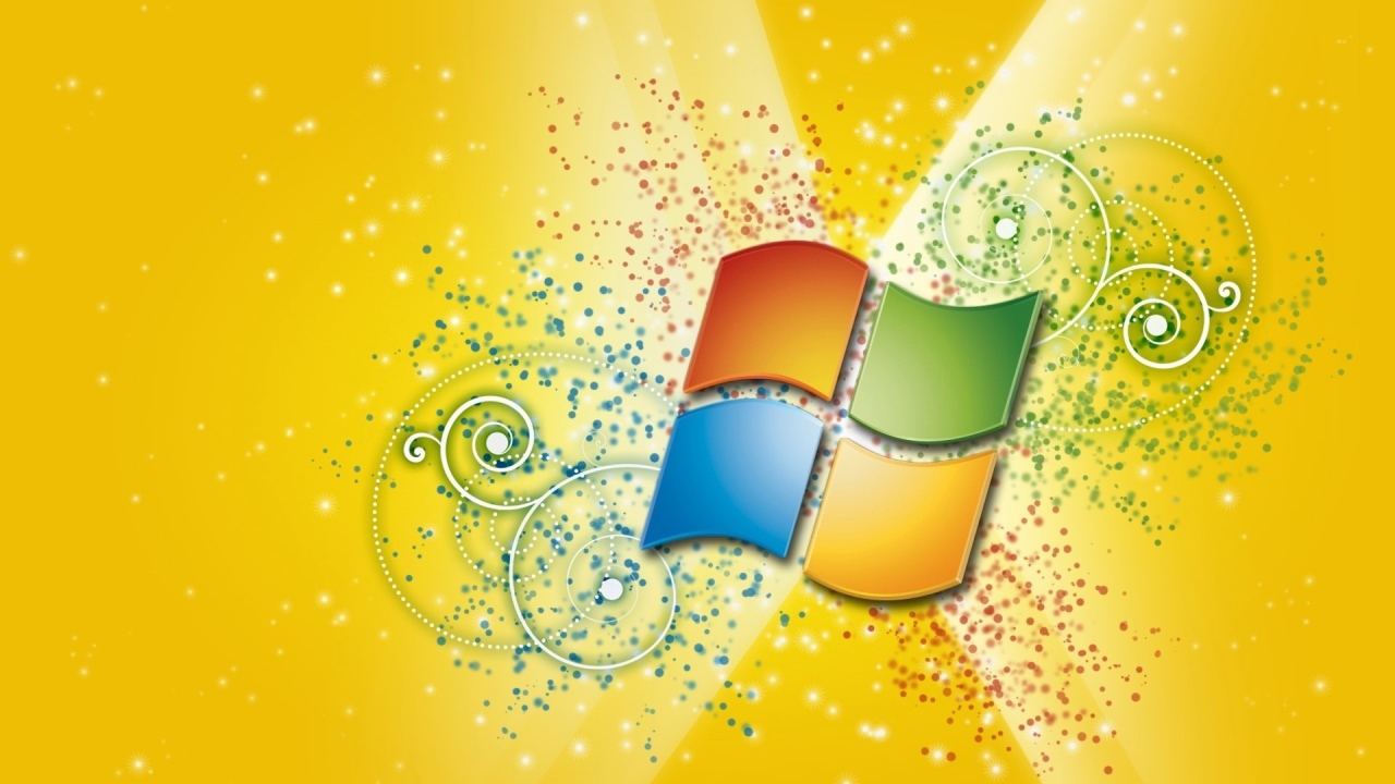 Виндовс на желтом