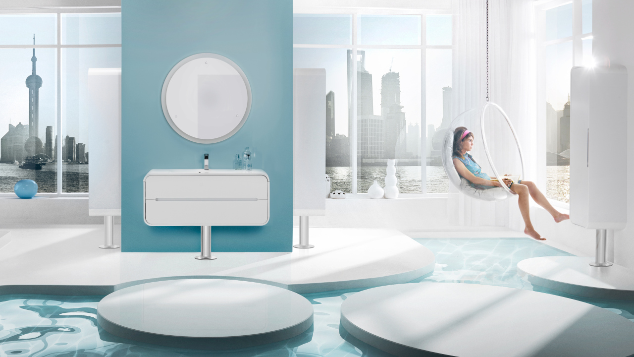 Хай-тек в ванной
