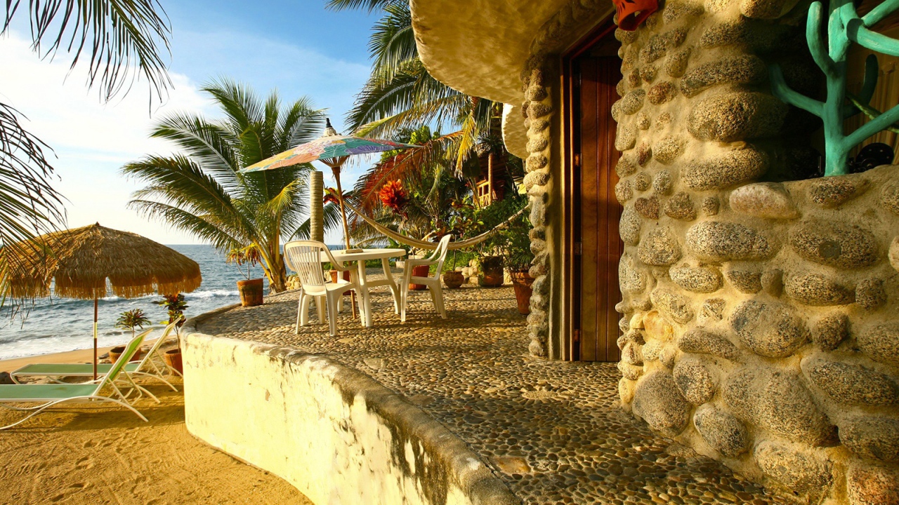 Утро на пляже