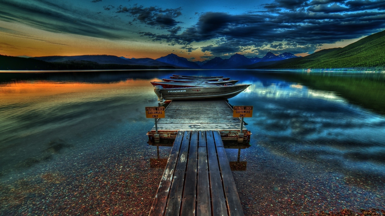 Причал на озере