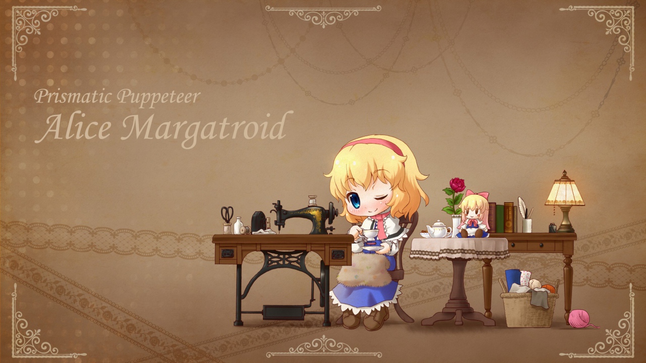 Девочка у швейной машины