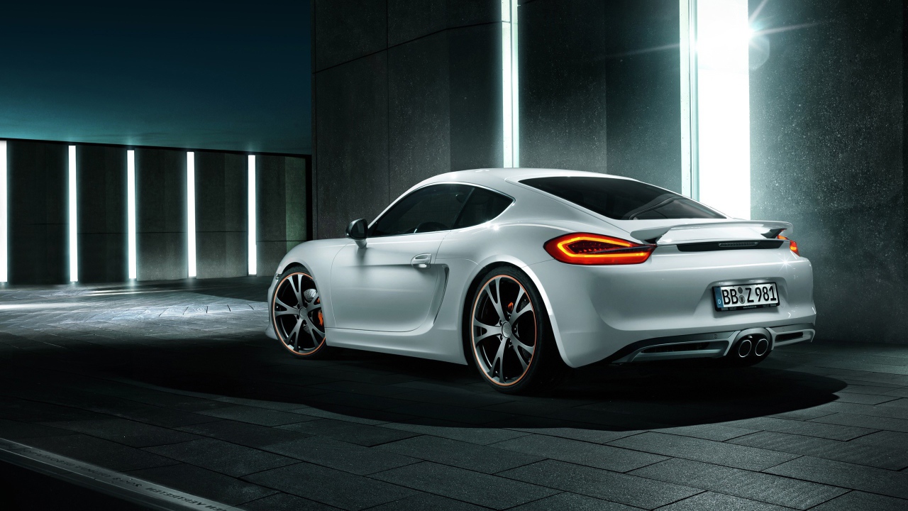 Порш в гараже