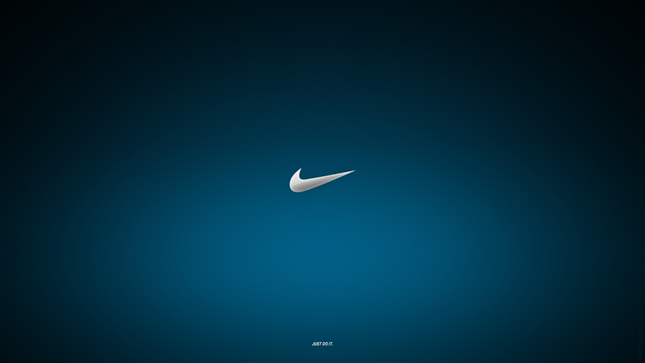 Синий логотип Nike