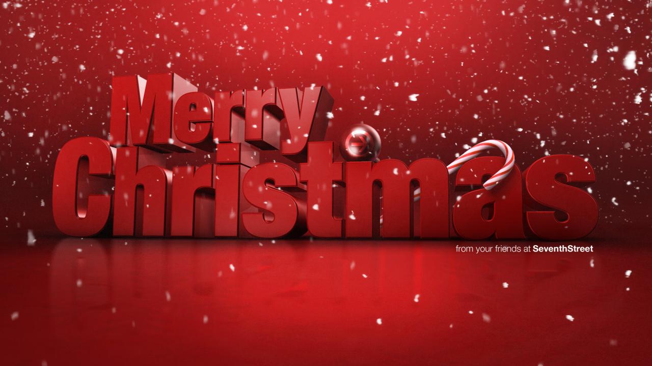 Поздравление на рождество на красном фоне