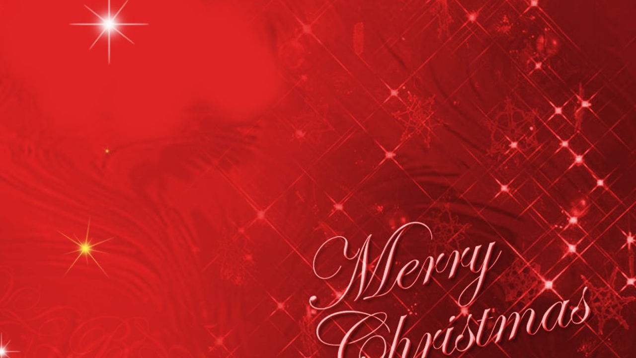 Красная картинка с пожеланием на рождество