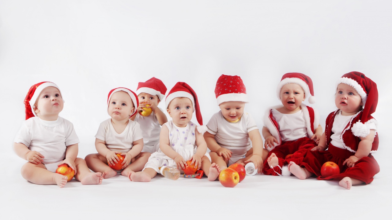 Юные Деды Морозы на рождество