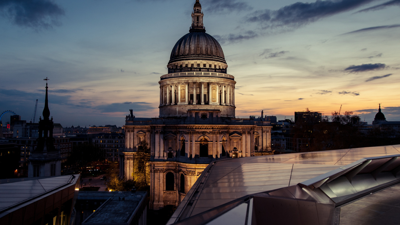 Вид на Лондон с крыши